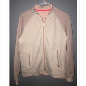 LULU LEMON - ATHLETIC "BASEBALL" JACKET LIGHT PINK